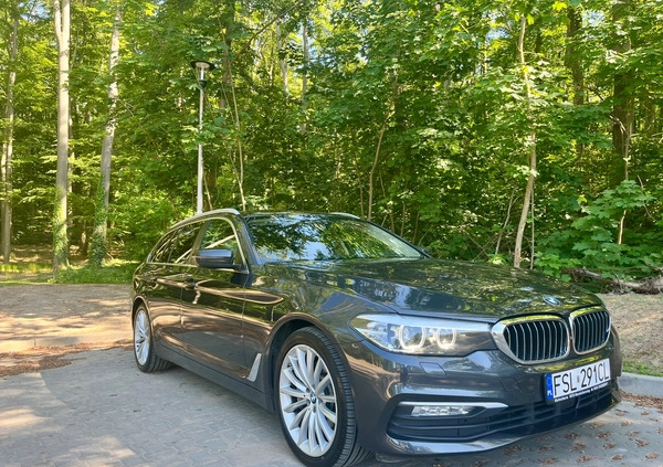 BMW Seria 5 cena 124900 przebieg: 198000, rok produkcji 2017 z Słubice małe 704